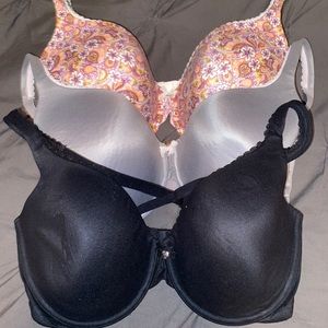 3 Victoria’s Secret Lined Perfect Coverage Bras